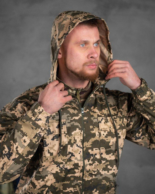 Чоловічий армійський костюм літній військовий піксель, тактична форма зсу для військовослужбовців XL Одеса - фото 8