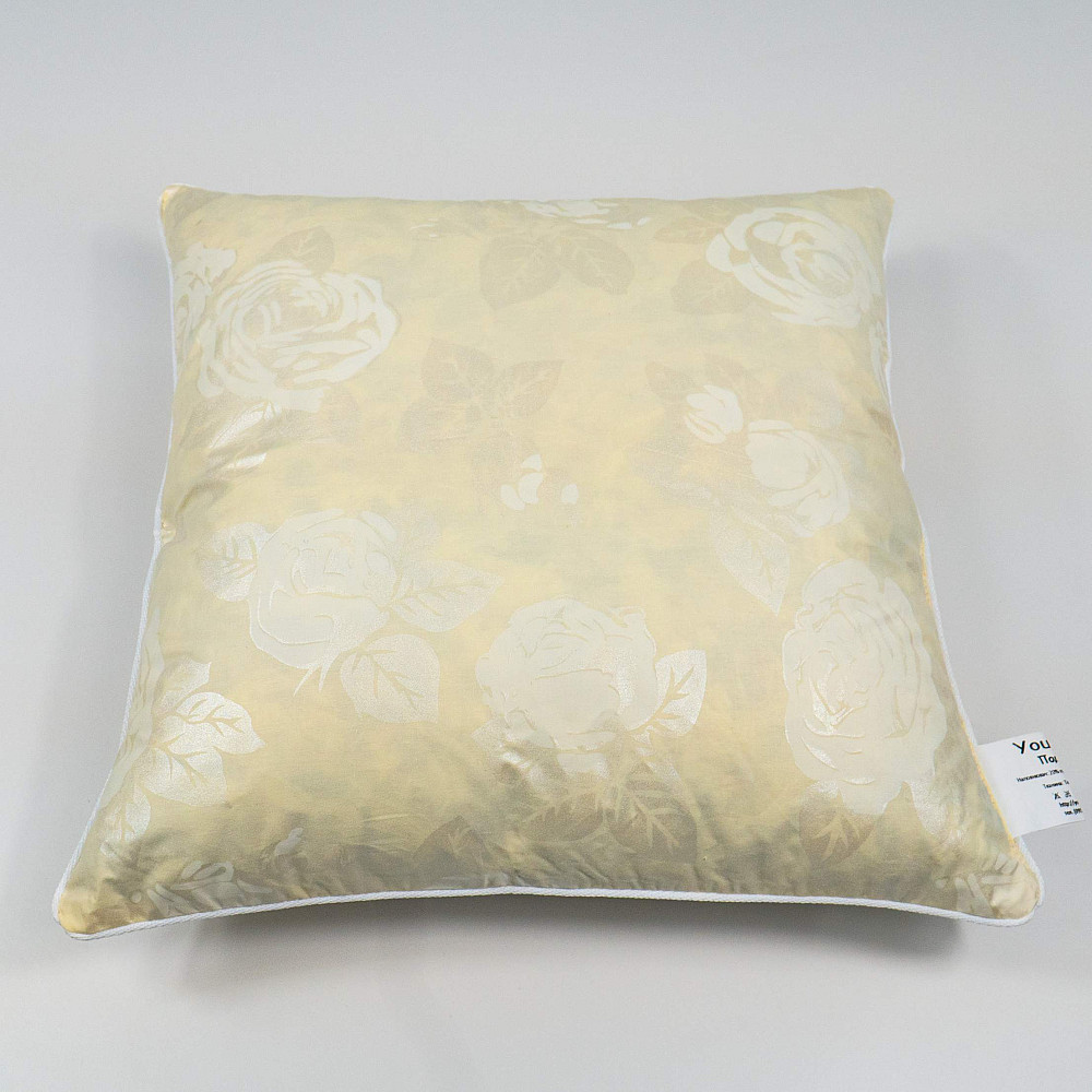 Подушка из Холлофайбера - Синтепух YouStar - упругая 40x40 см (Бежевый) Сумы - изображение 2