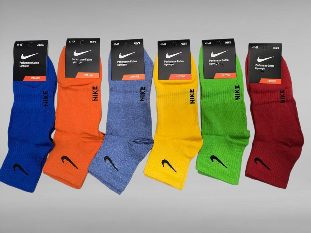 Набір чоловічих спортивних шкарпеток середньої висоти 6 шт. в пакованні.Розмір 41-45 Київ - фото 4
