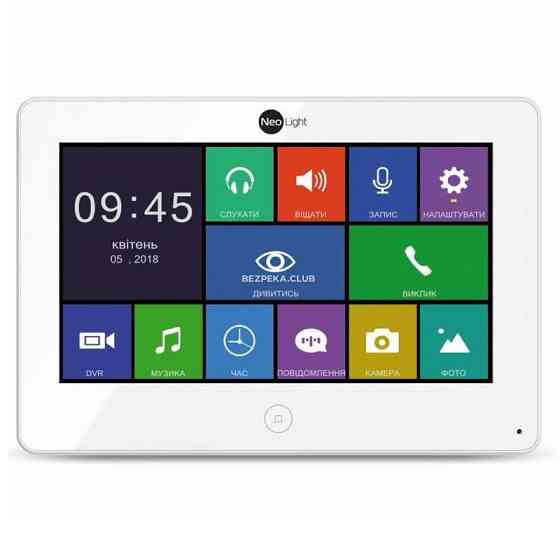 Комплект відеодомофону NeoLight NeoKIT HD Pro black Київ