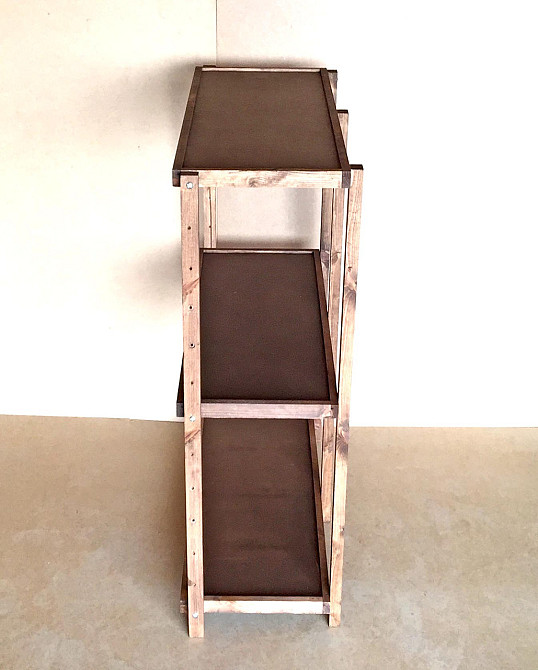 Етажерка розбірна "Честер" 3 полиці 40х100х130 капучино Миколаїв - фото 3