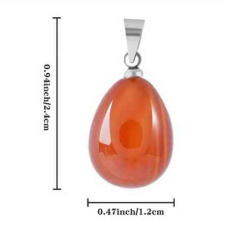 Подвеска из натурального сердолика, капля Киев