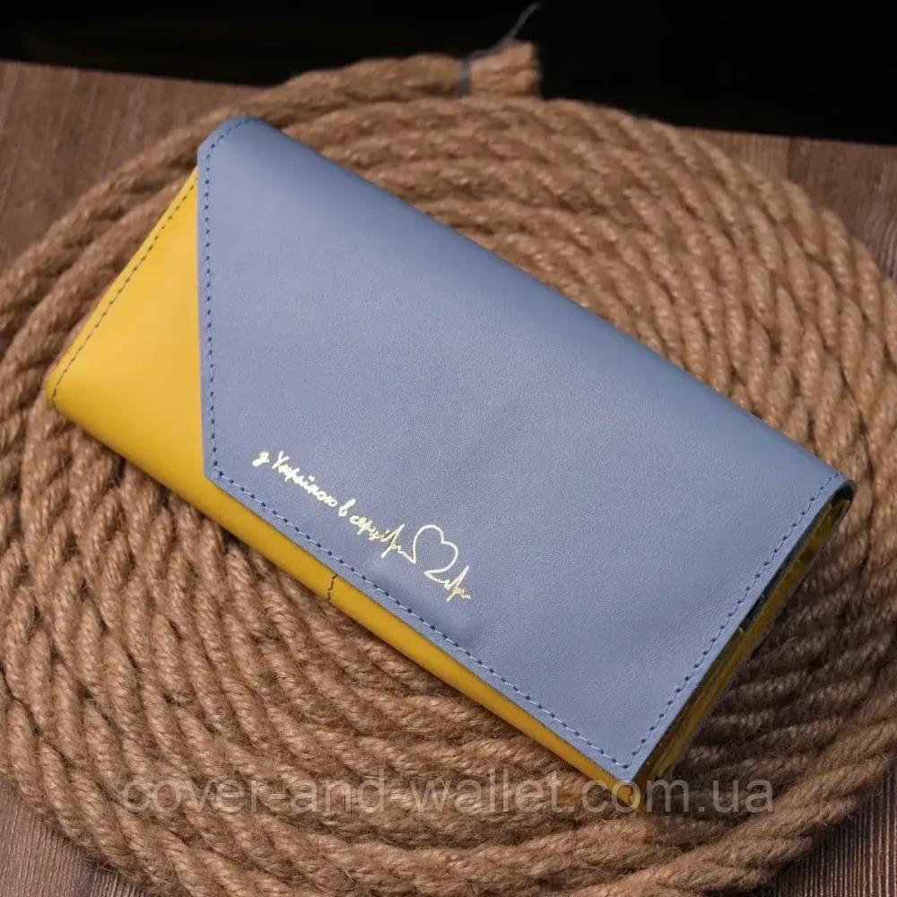 Великий червоний жіночий гаманець ручної роботи на магнітах Grande Pelle Festa Київ - фото 8