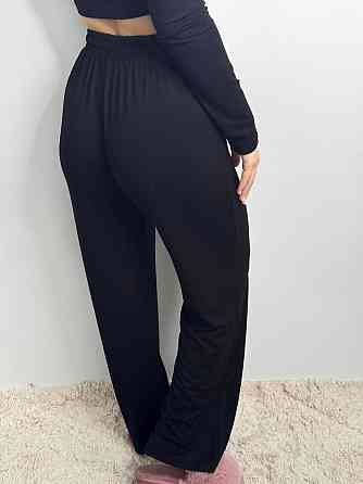 Стильный женский костюм из трикотажа вискоза Черный XS-S Харьков