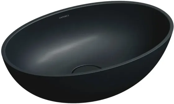 Раковина  Omnires Shell M+ 50x32 SHELL500UNBLV Київ