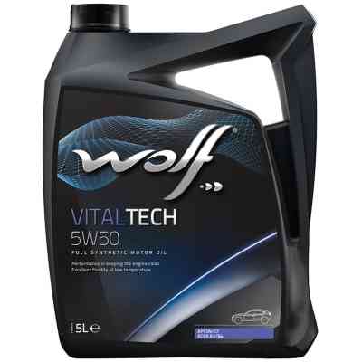 Моторна олива Wolf VITALTECH 5W50 5л (8314728) Вінниця