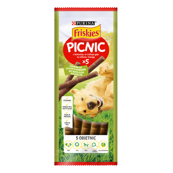 Лакомство FRISKIES Picnic для взрослых собак, с говядиной, 42 г Киев