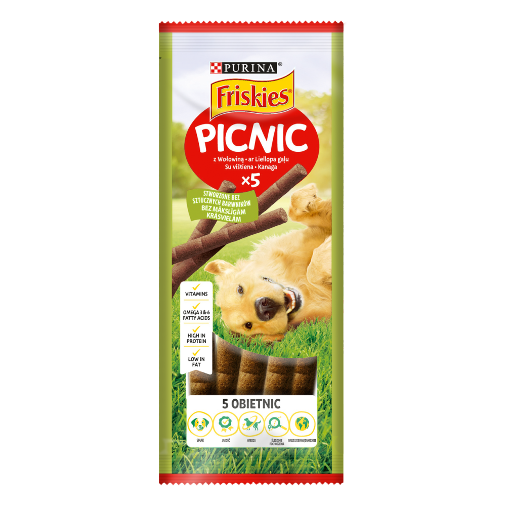 Лакомство FRISKIES Picnic для взрослых собак, с говядиной, 42 г Киев - изображение 1