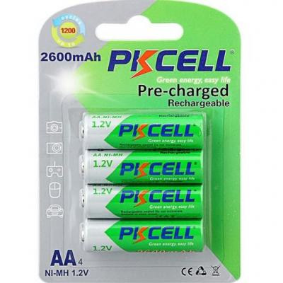 Акумулятор PkCell AA R6 NiMH 2600mAh * 4 (PC/AA2600-4BA) Вінниця - фото 1