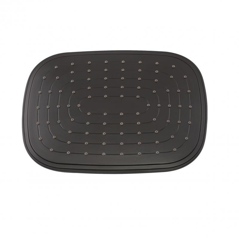 Душова система для ванни Lidz Kubis 1030 Black (k35) з виливом, чорна Київ - фото 9