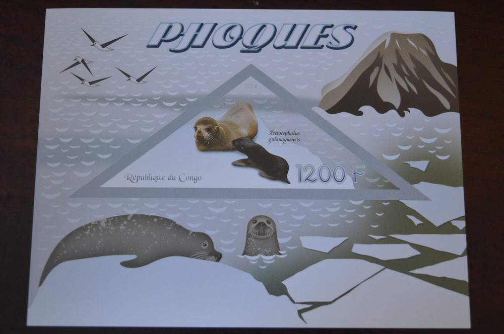 Конго. Фауна. Личности. Блок. 2014 р. (А-34) Полтава - фото 1