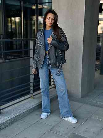 Жіноча шкіряна куртка косуха трансформер р 44 Харків