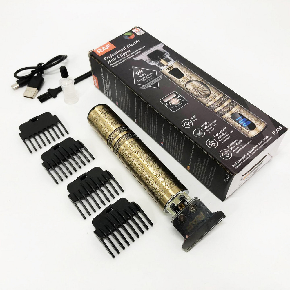 Машинка для стрижки аккумуляторная с насадками, Малошумная машинка для стрижки волос QL-79 Львов - изображение 4