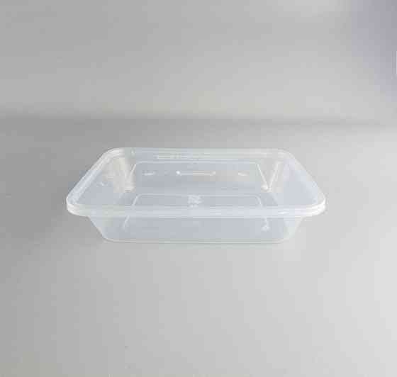 Контейнер прозрачный 500мл с крышкой Китай прямоугольный (50 шт) Харьков