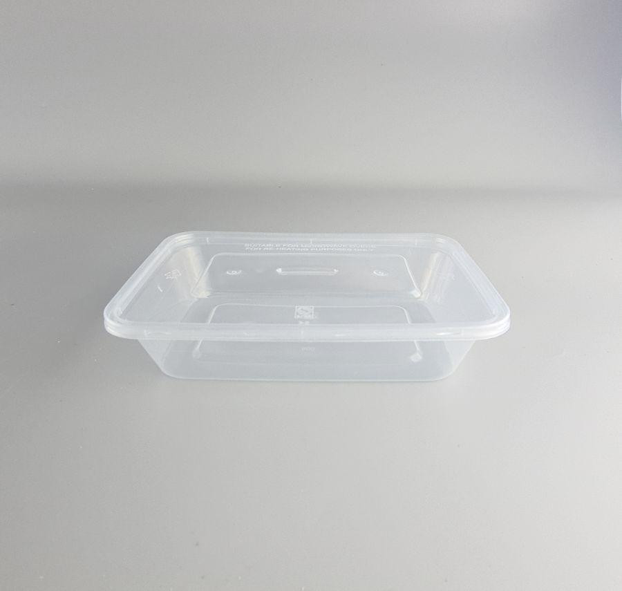 Контейнер прозрачный 500мл с крышкой Китай прямоугольный (50 шт) Харьков - изображение 2