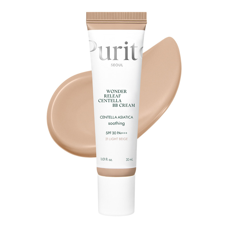 ВВ-крем с экстрактом центели Seoul Wonder Releaf Centella BB Cream №21 Light Beige PURITO 30 мл Киев - изображение 1