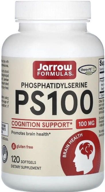 Фосфатидилсерин Jarrow Formulas Phosphatidylserine PS 100  100 мг 120 капс Київ - фото 1