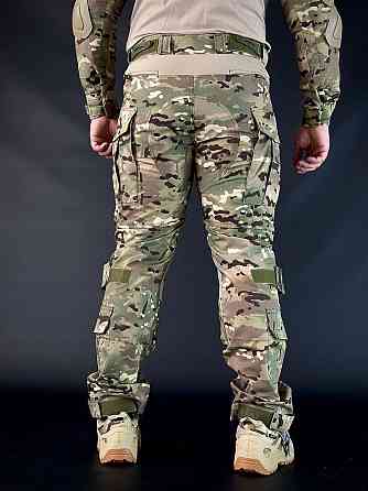 Чоловічі літні армійські штани G3 HAN-WILD мультикам  ріп стоп з наколінниками Львів