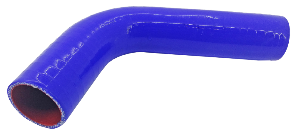 Патрубок радіатора МТЗ верхній d=38 мм, L=270 мм (силікон синій) Мукачево - фото 2