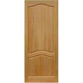 Дверь межкомнатная деревянная с масисва сосны Екодверка Александрія 900х2000 мм глухая Киев