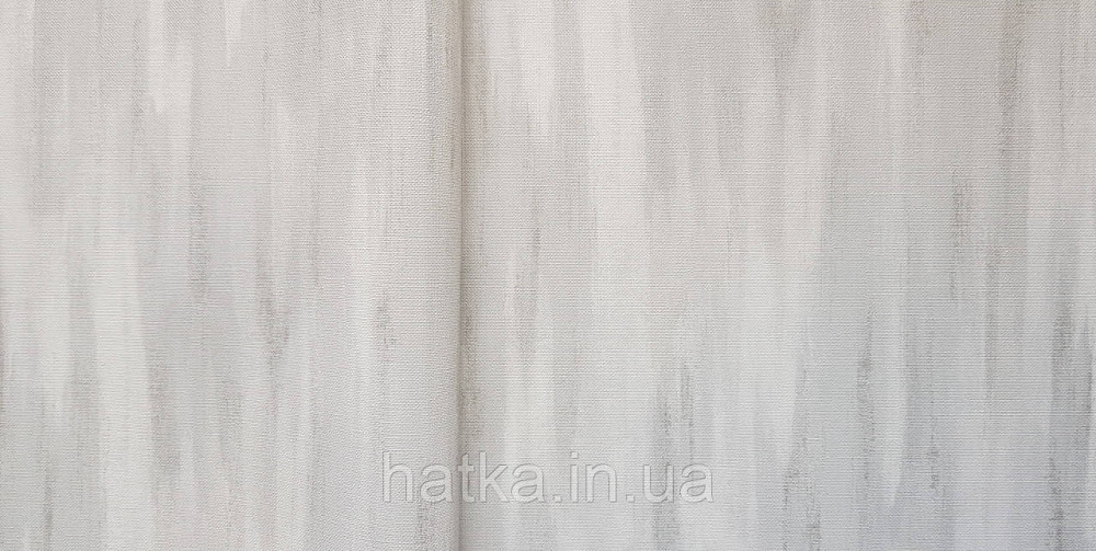 Шпалери вінілові на флізеліні Grandeco Ameli абстракція смуги розмиті світло-сірі сріблясті Київ - фото 1
