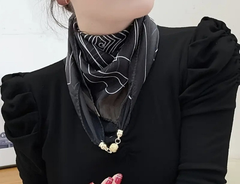 Шарф жіночий з магнітною застібкою Сміла - фото 3