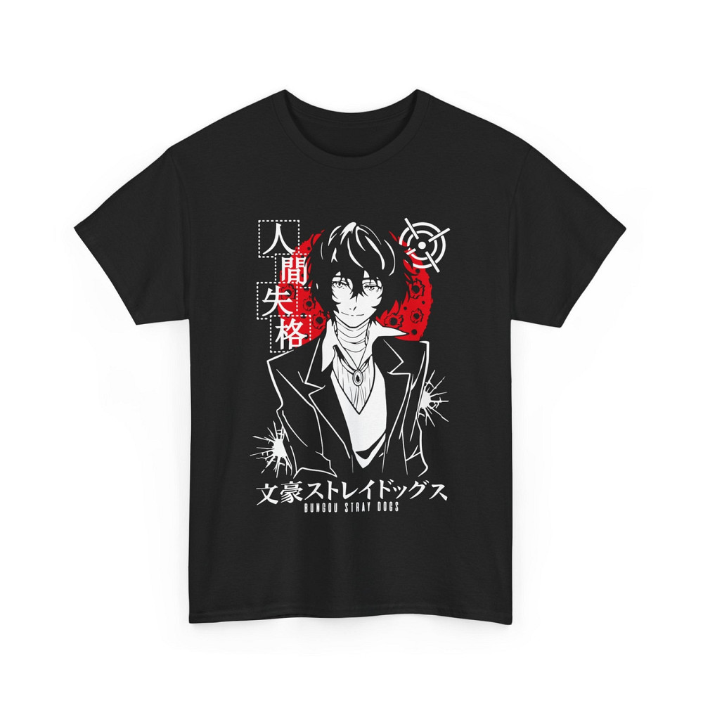Футболка мужская аниме Дазаи Бунгоу Страй Догс оверсайз (S/M/L) Черний AnimeJ0533 Днепр - изображение 12