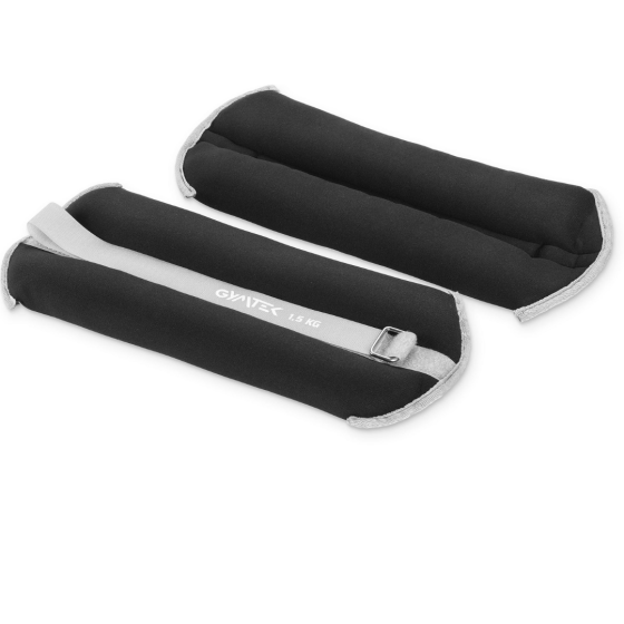 Обважнювачі Gymtek для рук і ніг 2 х 1,5кг чорний Київ