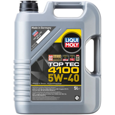 Моторное масло Liqui Moly Top Tec 4100 5W-40 5л (9511) Винница - изображение 1