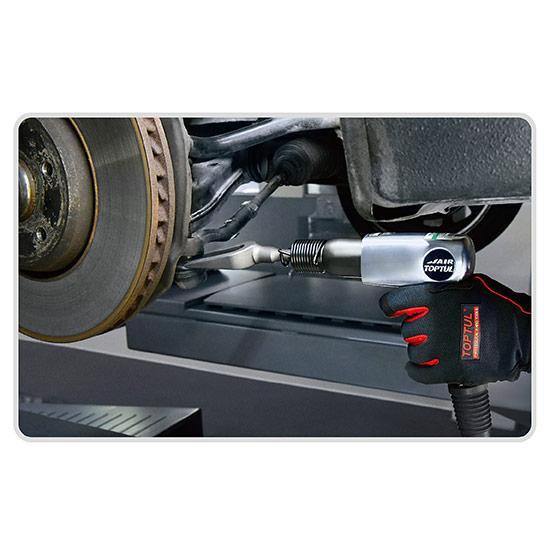 Знімач кульових опор і кермових тяг "вилка" 20 мм під пневмомолоток TOPTUL KAJA18H1 Одеса - фото 2