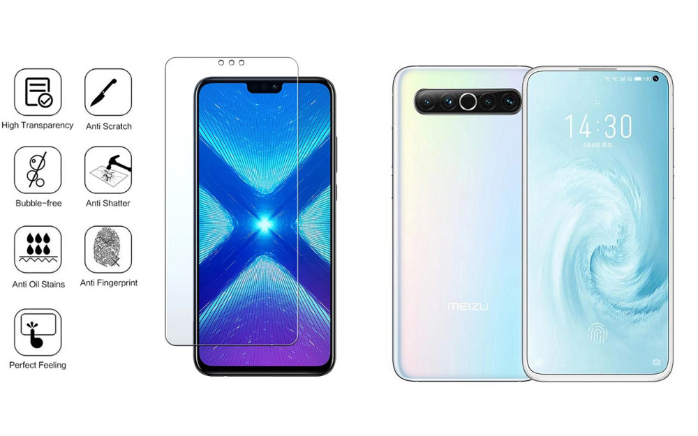 Защитное стекло NeoGlass для Meizu 17 – ультрапрозрачное и устойчивое Киев - изображение 4