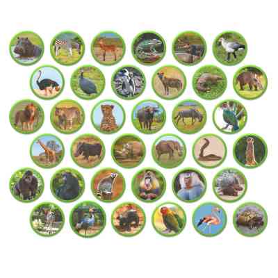 Обучающий набор DoDo Магнитный набор Монтессори Животные на континентах: Африка (200284) Винница