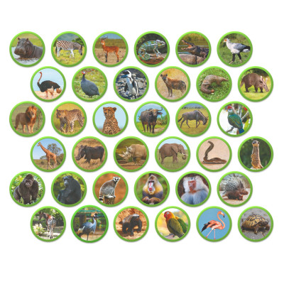 Обучающий набор DoDo Магнитный набор Монтессори Животные на континентах: Африка (200284) Винница - изображение 3