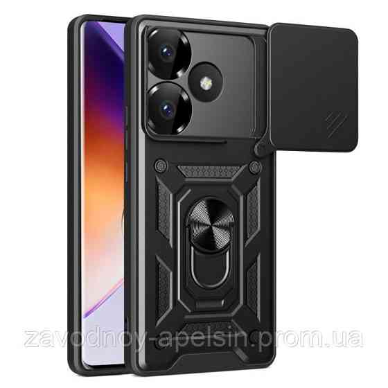 Xiaomi Poco F6 Чехол противоударный Подставка (Шторка) Одесса