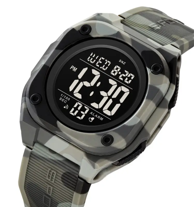 Часы мужские наручные спортивные Skmei 2160 (Серый камуфляж) Винница - изображение 2