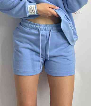 Шорты трикотажные женские Голубой M/L Харьков