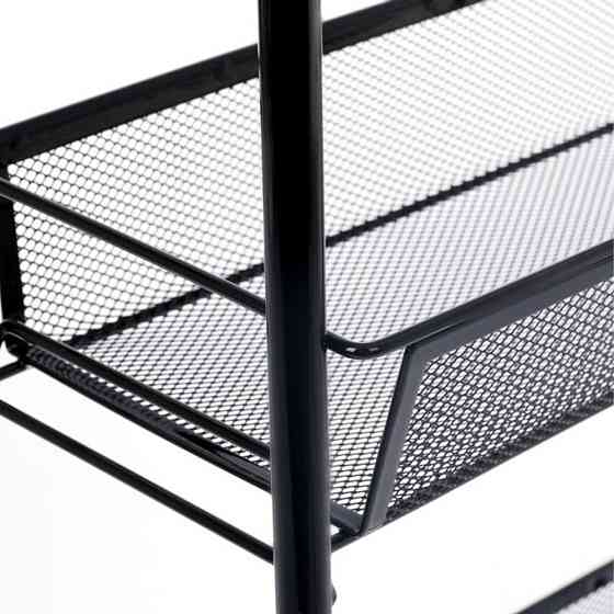 Металлическая этажерка на колесиках 63х27х45см,3 яруса SBR Киев