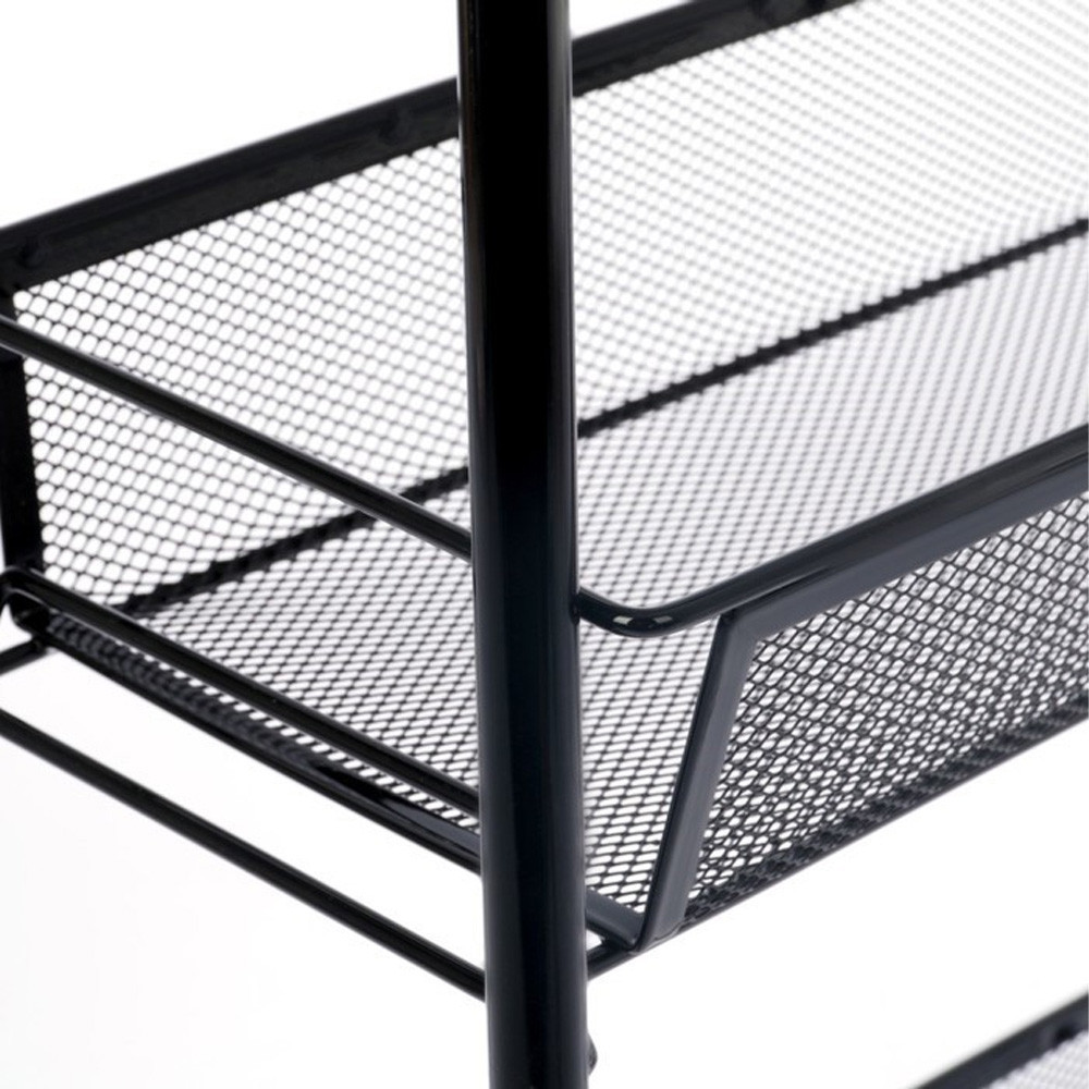 Металлическая этажерка на колесиках 63х27х45см,3 яруса SBR Киев - изображение 6