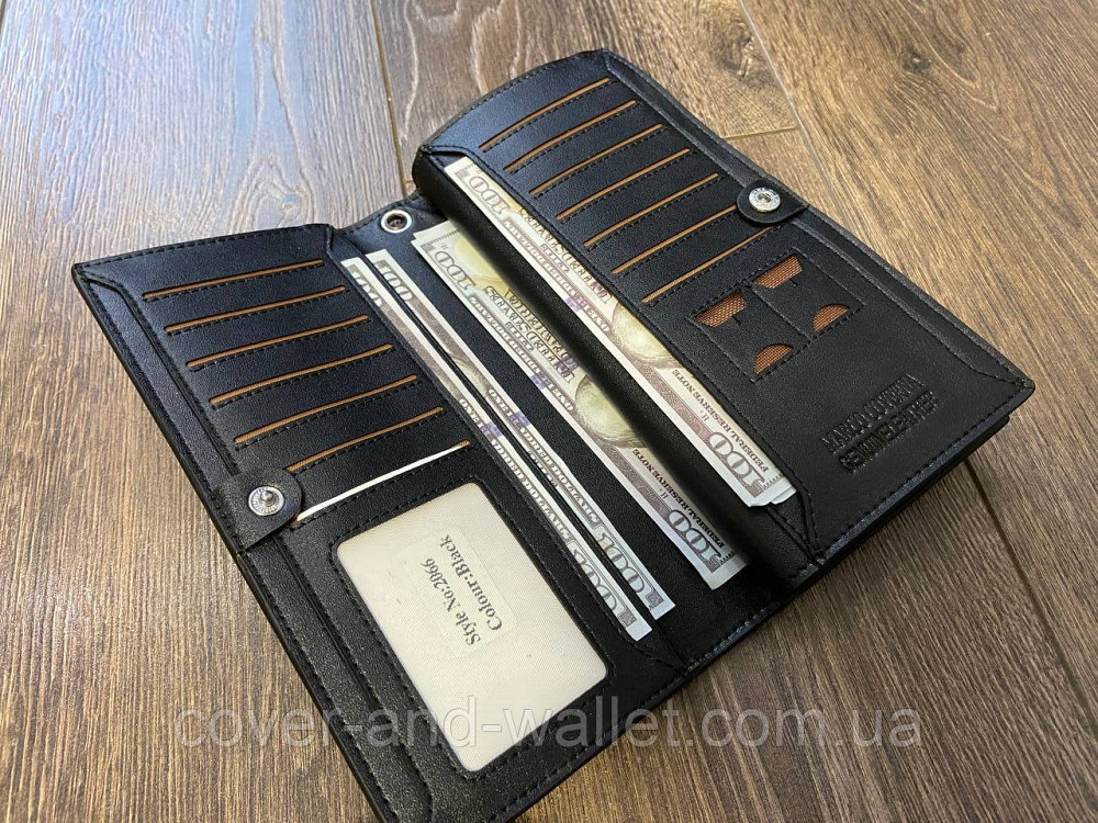 Стильный мужской кошелек клатч с ремешком на запястье Marco Coverna Киев - изображение 3
