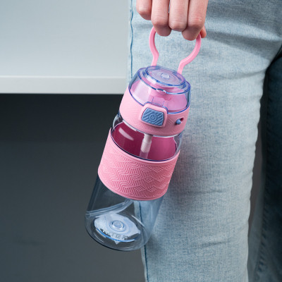 Поїльник-непроливайка Kite 600 мл, блакитно-рожева (K24-1201-3) Вінниця - фото 7