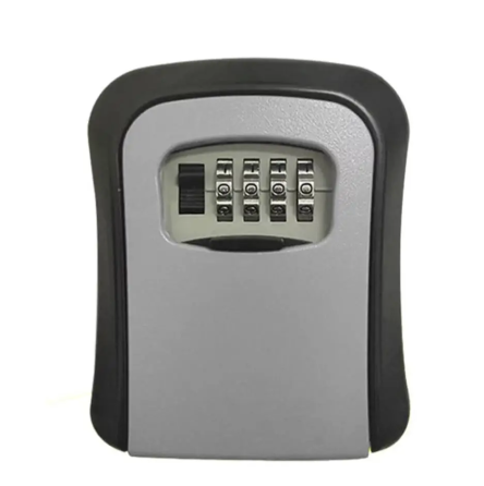 Портативний настінний сейф для ключів із кодовим замком (Сірий) Київ
