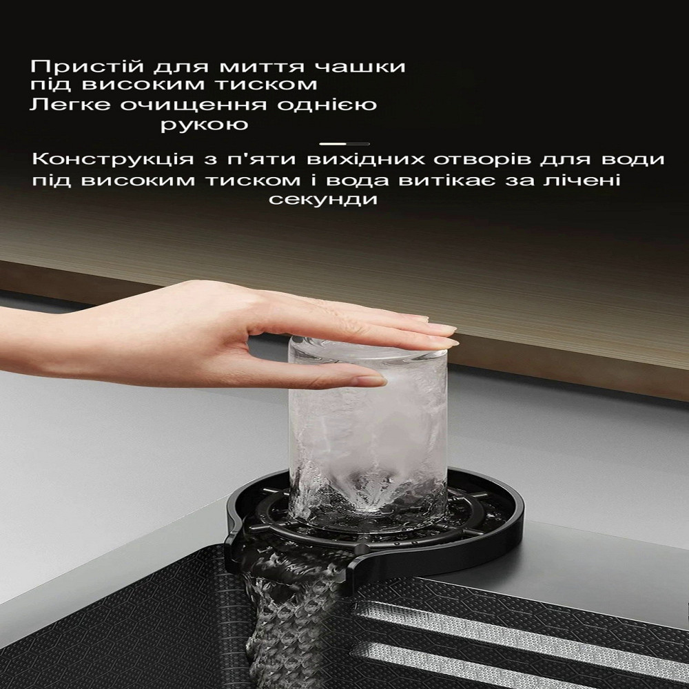 Кухонна раковина водоспад темно-сіра Willda, кухонна мийка водоспад темно-сіра 75х46х22) (769666842) Київ - фото 2