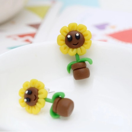 Красивые детские серёжки 