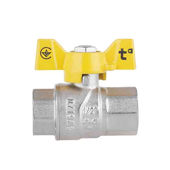 Кран кульовий Thermo Alliance Forte 1/2" ВР для газу (метелик) SF602G15 Київ