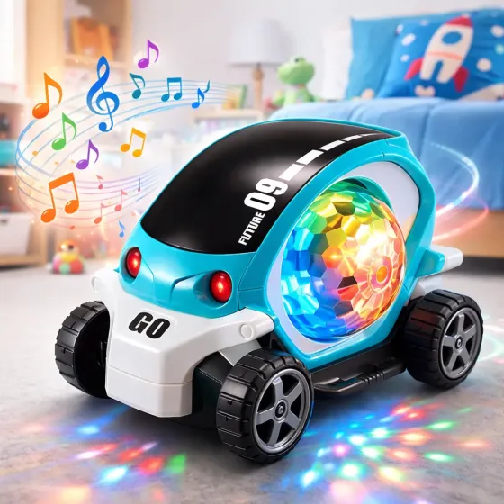 Машинка FUTURE 09 с вращением 360°, музыкой и LED подсветкой Коломыя