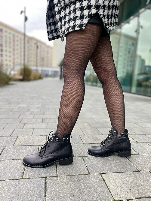 SOTHBY'S Черевики жіночі Sothby's чорні натуральна шкіра 37-40р. (Б-554/2 3544) Коломыя - изображение 6