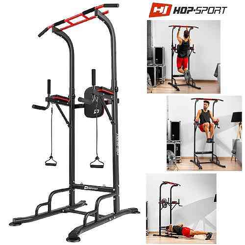 Силовая станция с эспандерами HS-1016K тренажер с напольным турником и брусьями для дома и спортзала Киев