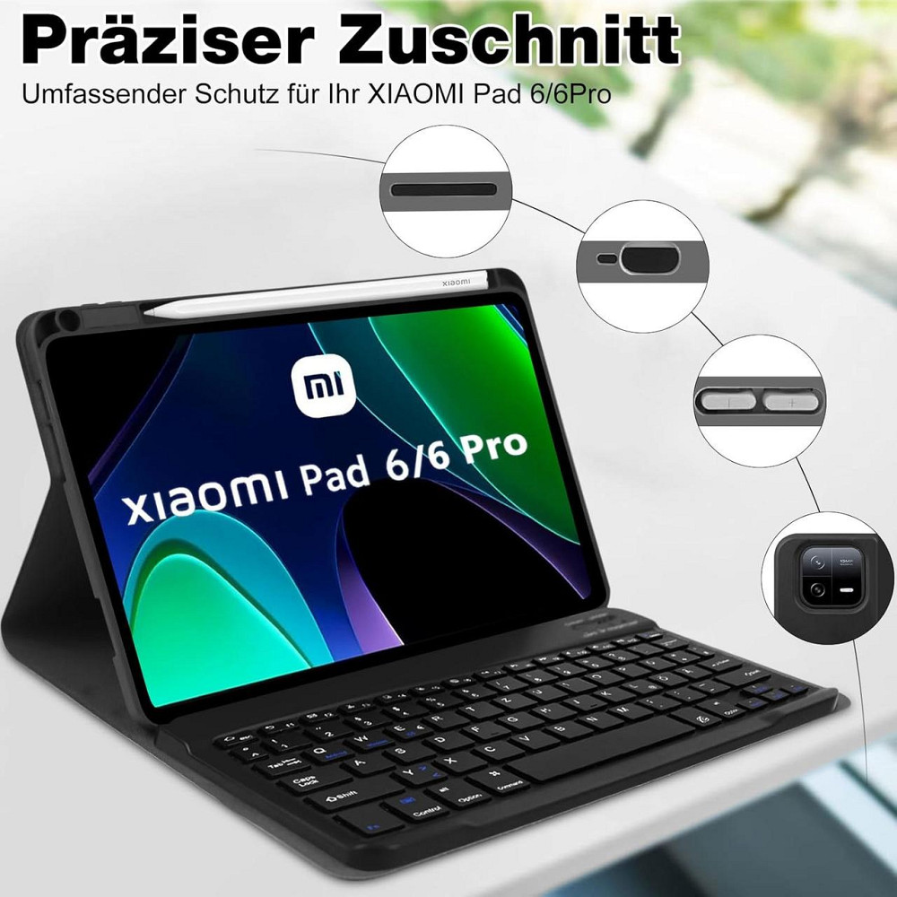 Чехол клавиатура с подсветкой для Xiaomi Pad 6 / Pad 6 Pro 2023 Днепр - изображение 3