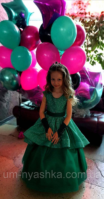 Платье Елочка Длинное нарядное изумрудное платье Бетси Кривой Рог - изображение 4