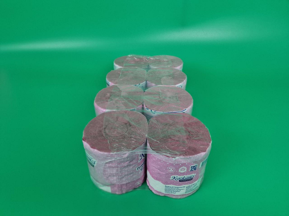 Бумага туалетная без втулки розовый 